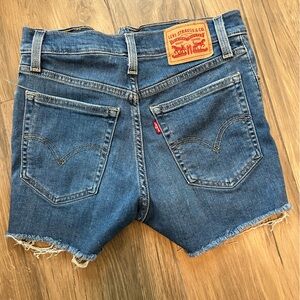 Levi's cut off Jean shorts